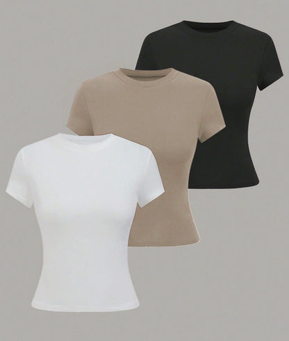 T-shirt à manches courtes personnalisable (homme et femme).
