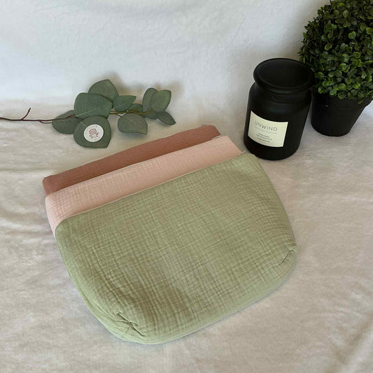Pochette en gaze de coton